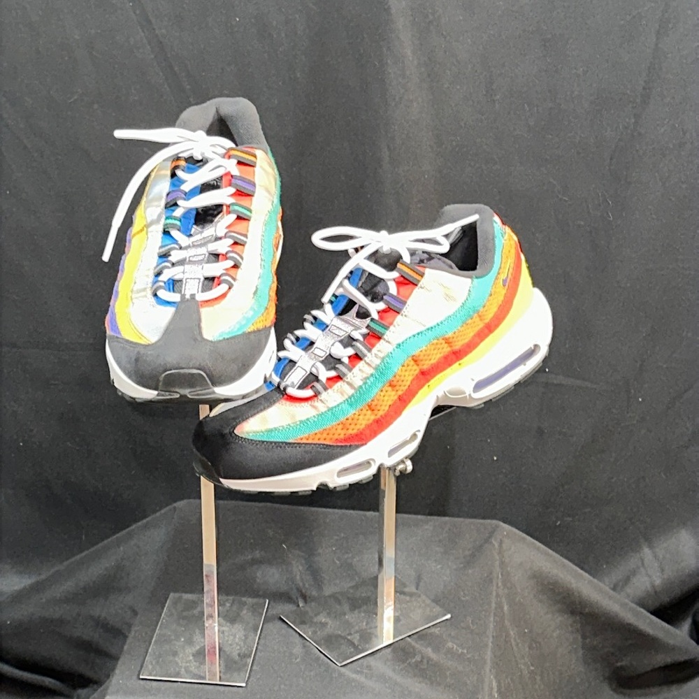 Nike air max 95. Size 12. Men’s. Blue, orange, purple, multicolor.